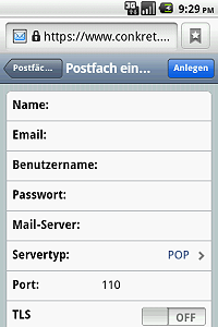 Settings to include any Imap and POP3 mailbox