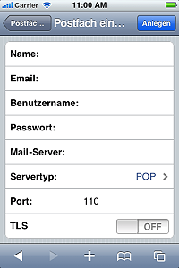 Settings to include any Imap and POP3 mailbox